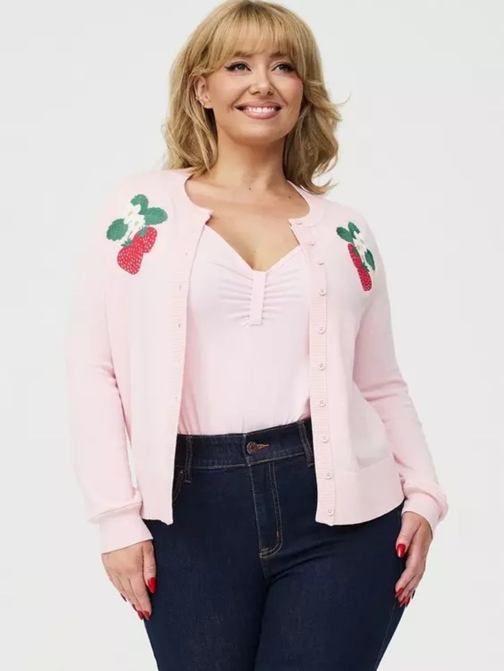 Torrid Retro Chic Embroidered Cardigan